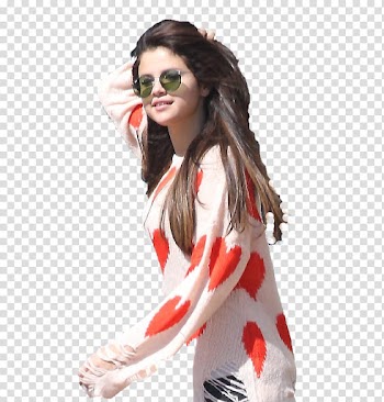 Selena Red Heart transparent background PNG clipart