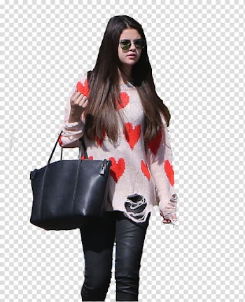 Selena Red Heart transparent background PNG clipart