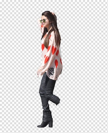 Selena Red Heart transparent background PNG clipart