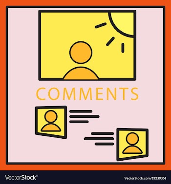 Self photo concept comments on the photo posting vector image