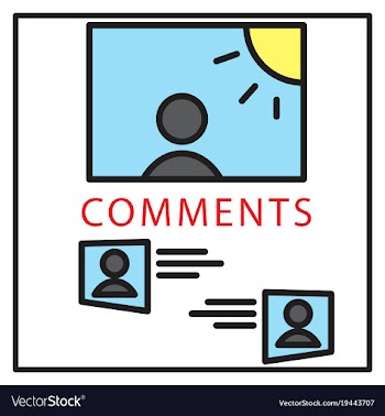 Self photo concept comments on the photo posting vector image