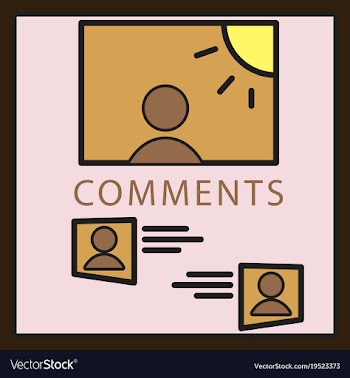 Self photo concept comments on the photo posting vector image