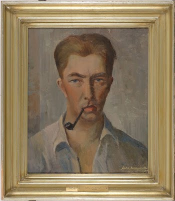 Self-portrait, 1934, by Juho Salminen | Free Photo - rawpixel