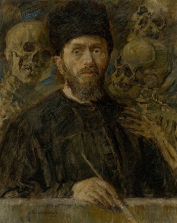 Self portrait by Elemír Halász-Hradil | Free Photo - rawpixel