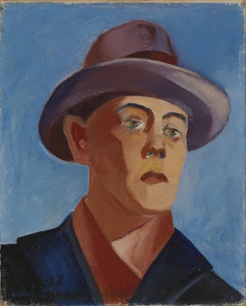 Self-portrait with a hat, 1928 | Free Photo - rawpixel