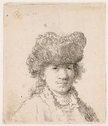 Self portrait with fur hat.Small | Free Photo - rawpixel