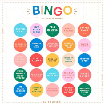 Self quarantine social media story bingo challenge vector | Free  vector - 2315211