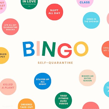 Self quarantine social media story bingo challenge vector | Free  vector - 2316637