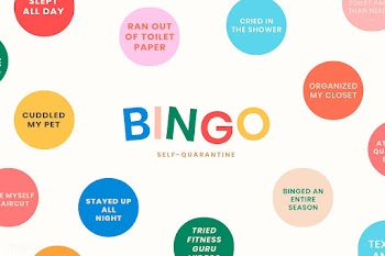 Self quarantine social media story bingo challenge vector | Free  vector - 2316654