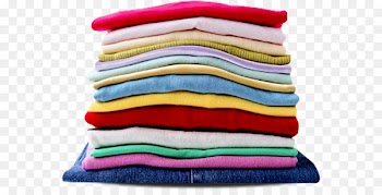 Self-service laundry Clothing Cleaning T-shirt - folded pants 