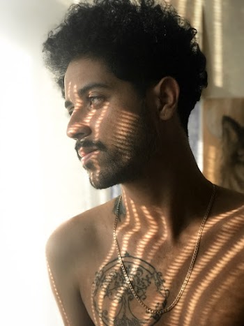 Selfie of a Man With Gold Chained Necklace