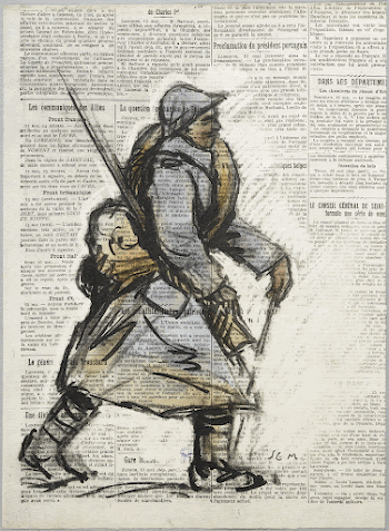 Sem (1863-1934). "Croquis de guerre | Free Photo - rawpixel