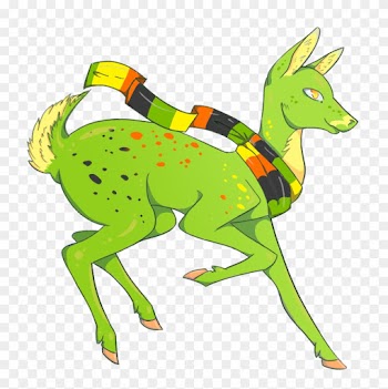 Semi Benevolent Bone Faerie Pride Deer For All You - Animals With Pride Flags