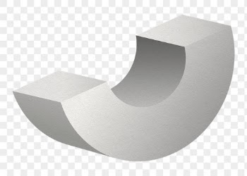 Semi-circle png, 3D geometrical shape | Free PNG Sticker - rawpixel