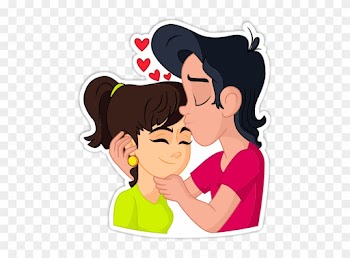 Send - New Love Couple Sticker Download