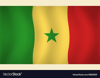 senegal flag background