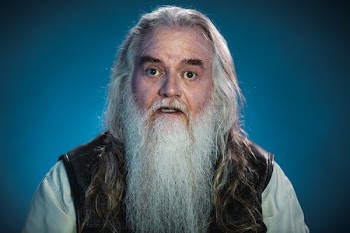 Senior Bearded Man In Awe