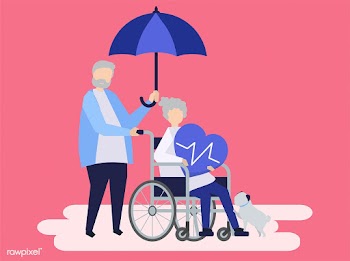 Senior couple with health insurance-related i.. | Free stock vector - 479527