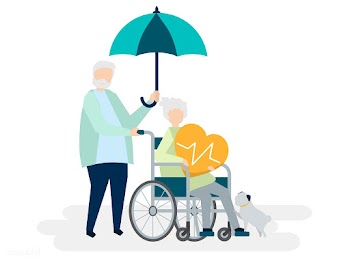 Senior couple with health insurance-related i.. | Free stock vector - 480797