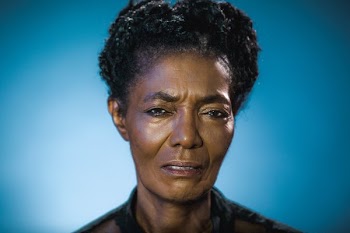 Senior Woman Scowling