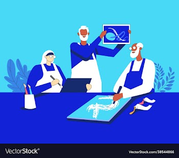 seniors having fun together concept