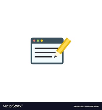 seo copywriting creative icon flat multicolored