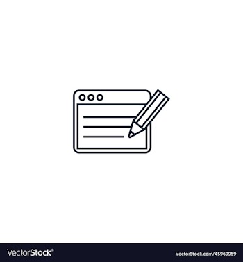 seo copywriting creative icon line multicolored