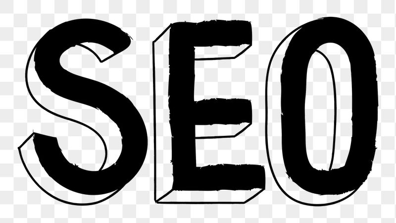 SEO png word sticker typography, | Free PNG - rawpixel