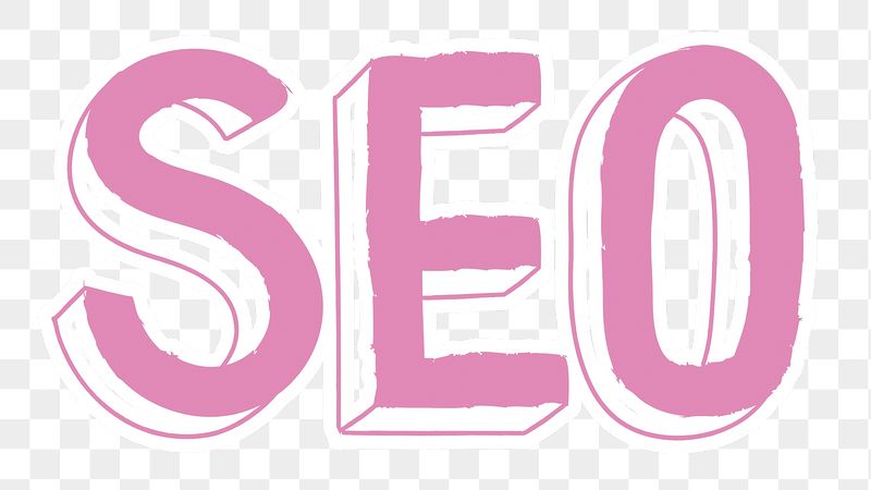 SEO png word sticker typography, | Free PNG - rawpixel