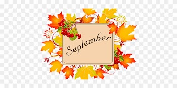 September - Autumn Frame Clipart