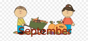 September Comes From The Latin Word Septem Which Means - September Clip Art