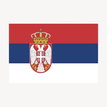 Serbia flag collage element, national | Free PSD - rawpixel
