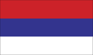 Serbia Flag Logo Vector
