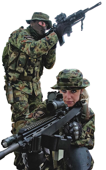 Serbian Female Member of Special Forces image - Females In Uniform ...