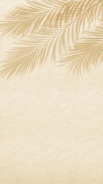 Serene Abstract Palm Frond Background