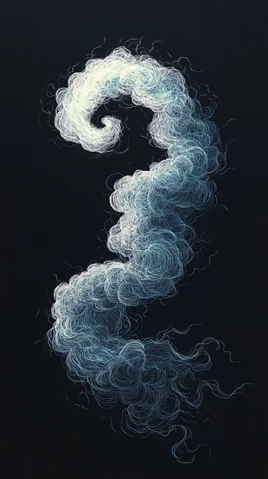 Serene Abstract Swirl in Dark Hues Serene Abstract Swirl in Dark Hues