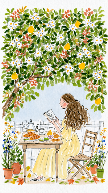 Serene Afternoon Tea in a Cottage Garden