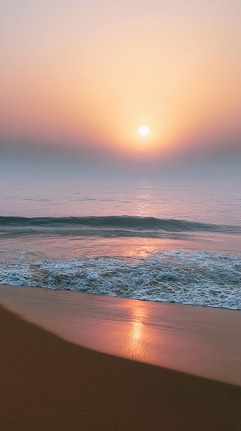 Serene Beach Sunset