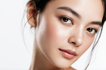 Serene Beauty: Asian Woman Portrait