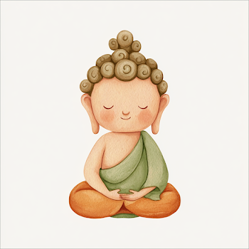 Serene Buddha-Inspired Meditating Figure