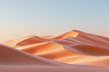 Serene Desert Landscape at Sunset