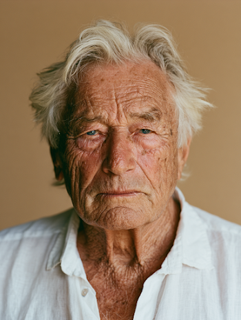 Serene Elderly Man Portrait