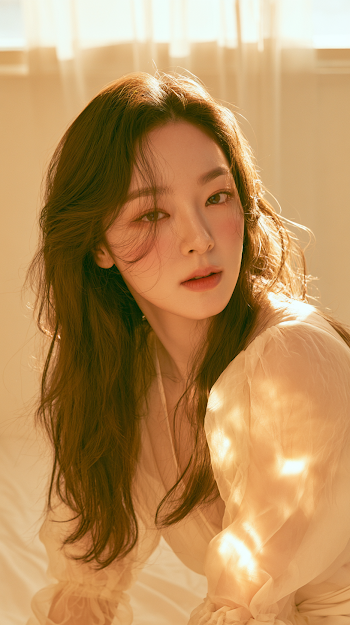 Serene Elegance in Soft Sunlight