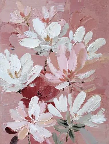 Serene Floral Harmony in Matisse Style Serene Floral Harmony in Matisse Style