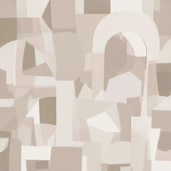 Serene Geometric Composition in Soft Neutrals