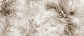 Serene Minimalist Botanical Wall Mural