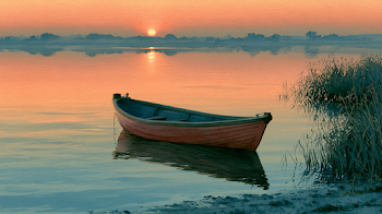 Serene Sunrise Reflections