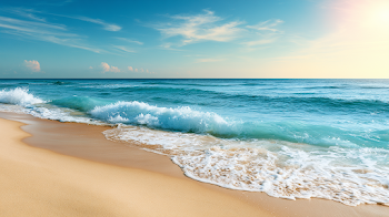Serene Tropical Beach Landscape
