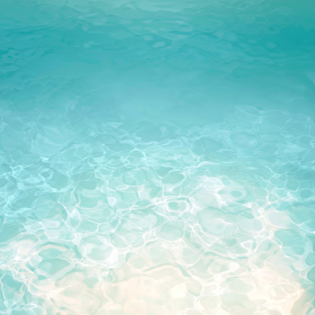 Serene Turquoise Water Surface with Organic Caustics