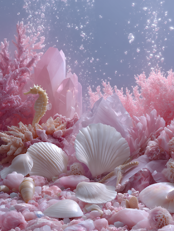 Serene Underwater Paradise with Luminescent Corals